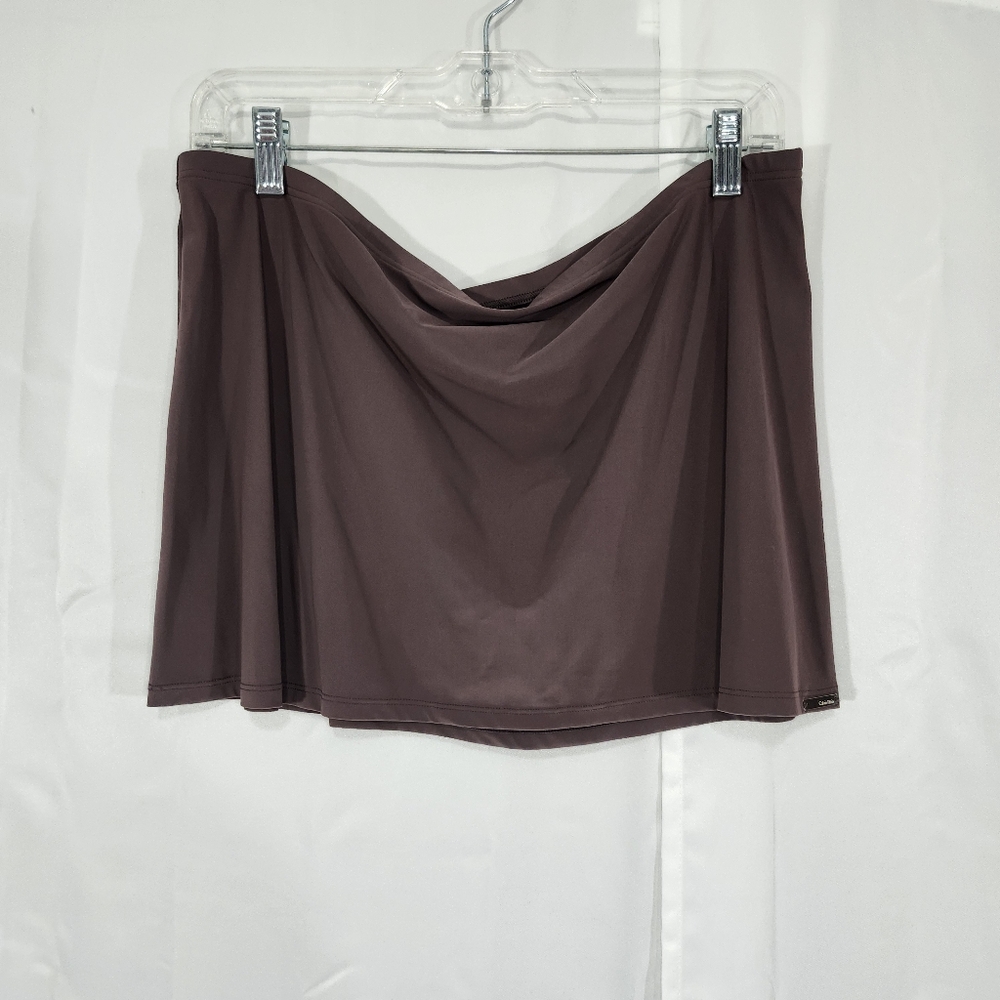 Calvin Klien Size XL Brown Women's Swimwear Skirt